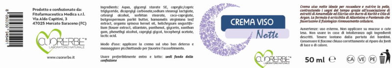 Crema viso notte astuccio