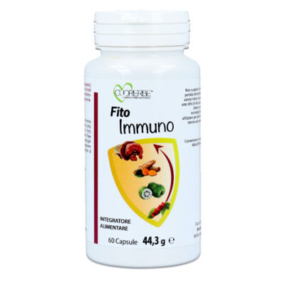 Fito Immuno - Integratore con Ganoderma, Schisandra, Curcuma e Pepe Nero - Flacone