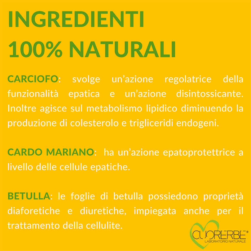 Fito Dren&Pur - Ingredienti 100% naturali