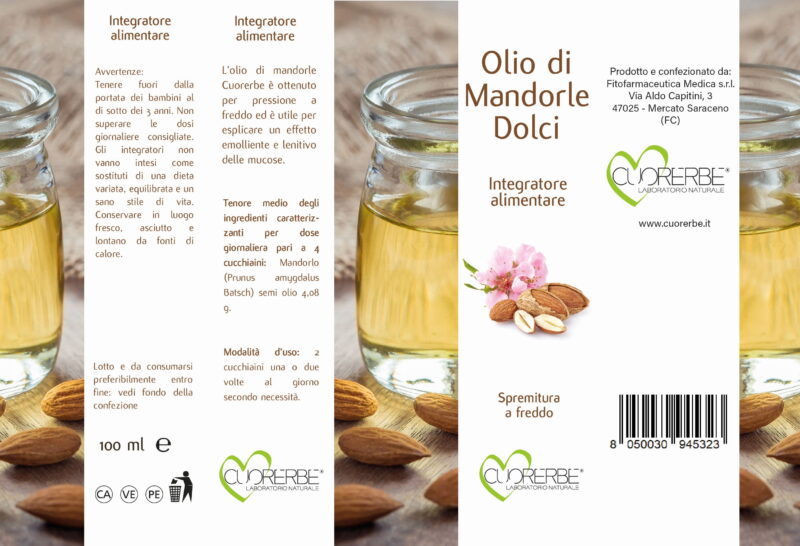 Olio di mandorle dolci astuccio