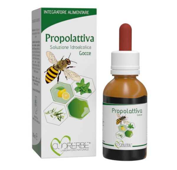 Integratore alimentare a base di Propoli ed essenze vegetali utili per favorire il benessere delle vie respiratorie.
