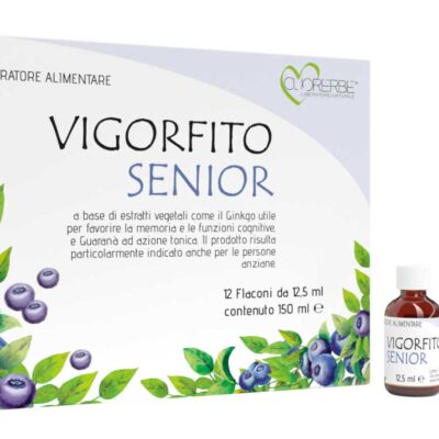 Vigorfito Senior - Integratore a base di ginkgo e guaranà indicato per le persone anziane