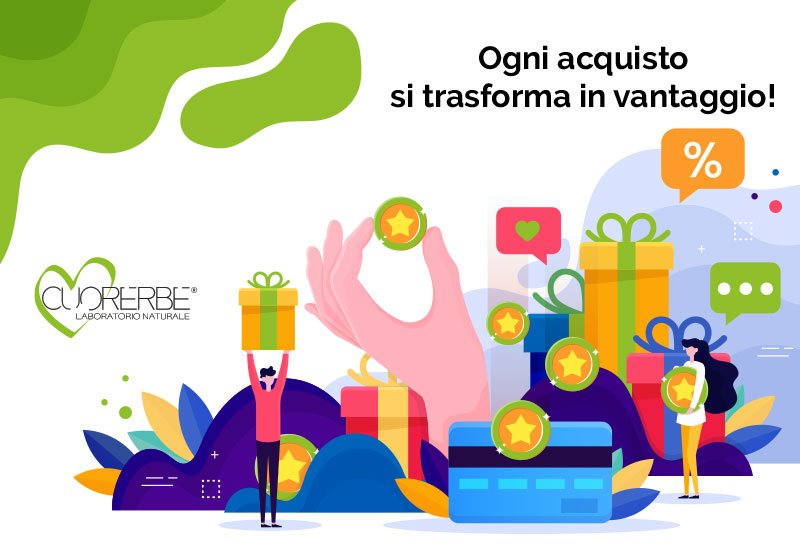 Scopri il programma punti fedeltà Cuorerbe