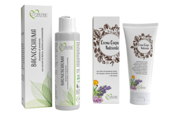 Box idee regalo Bagnoschiuma + Crema corpo prodotti