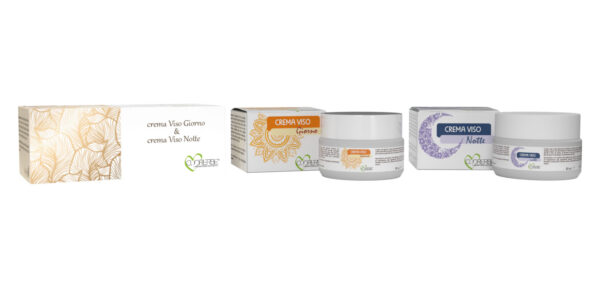Box idee regalo Crema viso giorno e crema viso notte completo