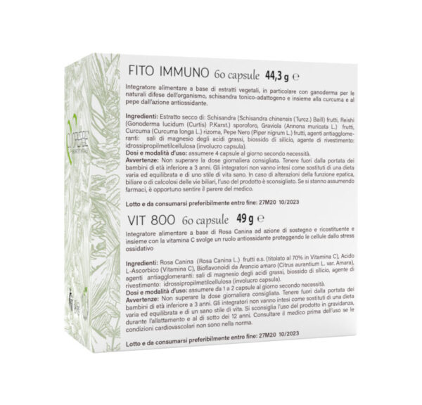 Box idee regalo Fito Immuno + Vit 800 retro