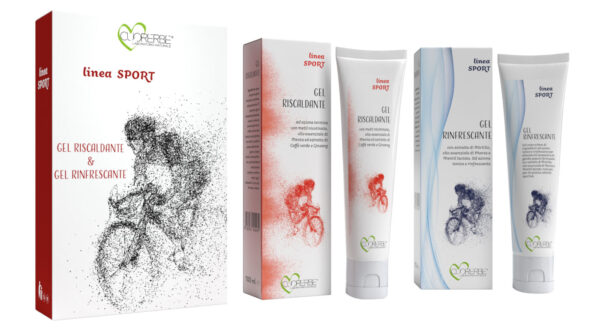 Box idee regalo linea sport Gel riscaldante - Gel rinfrescante completo