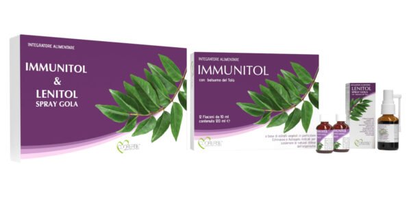 Box idee regalo Immunitol + Lenitol spray gola completo