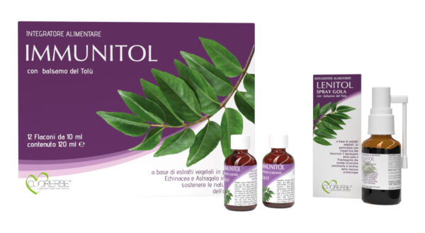 Box idee regalo Immunitol + Lenitol spray gola prodotti