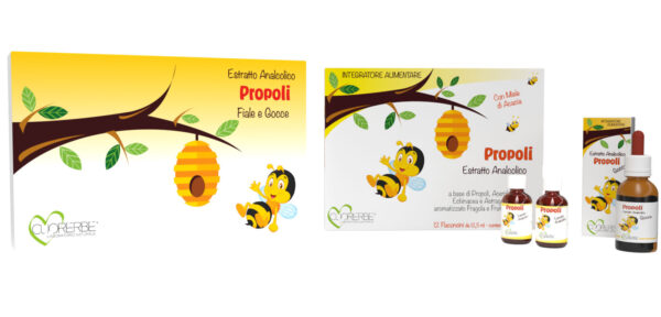 Box idee regalo Propoli analcolica flaconcini + Propoli analcolica gocce completo