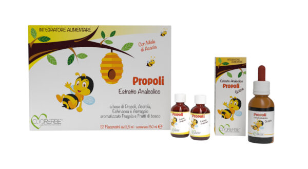 Box idee regalo Propoli analcolica flaconcini + Propoli analcolica gocce prodotti