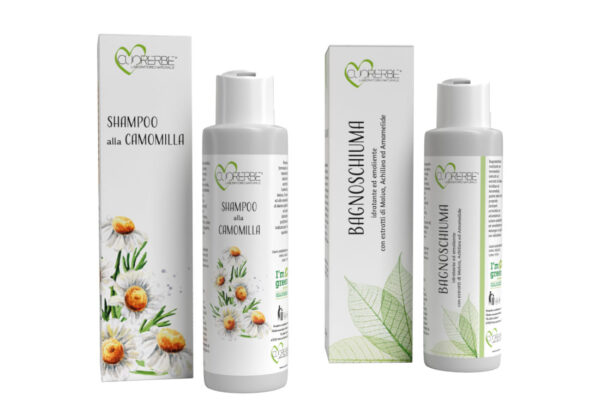 Box idee regalo Shampoo + Bagnoschiuma prodotti