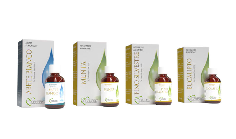 Christmas Box Smeraldo - Set di 4 Oli Essenziali da 10 ml prodotti