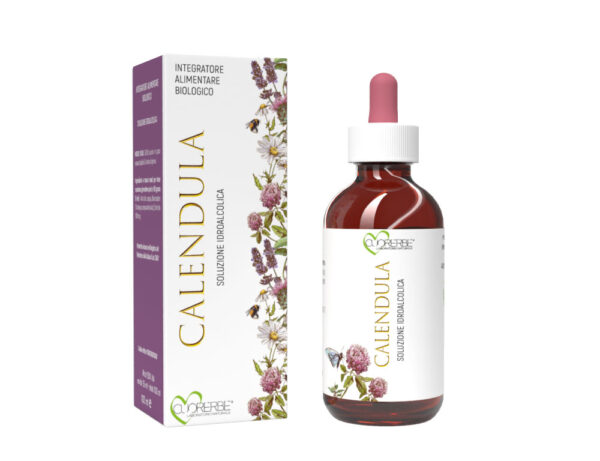 Soluzione idroalcolica biologica da pianta fresca di Calendula (Calendula Officinalis L. - sommità fiorita) 100 ml