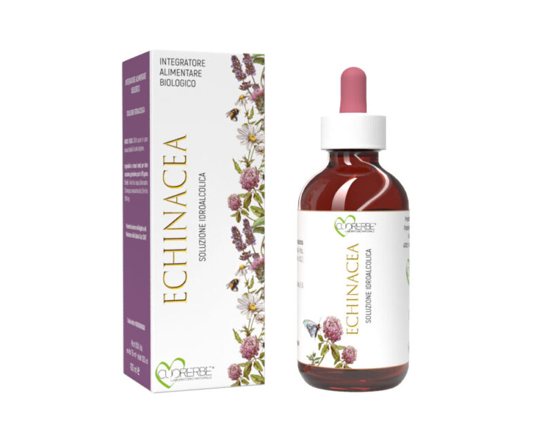 Soluzione idroalcolica biologica da pianta fresca di Echinacea angustifoglia (Echinacea angustifolia DC. - pianta intera) 100 ml