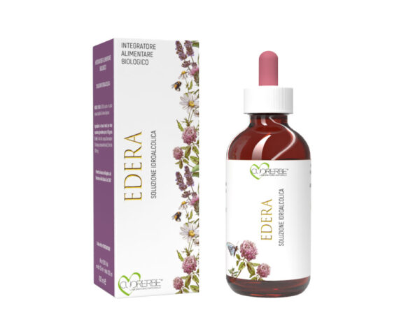 Soluzione idroalcolica biologica da pianta fresca di Edera (Hedera Helix L. - foglie) 100 ml