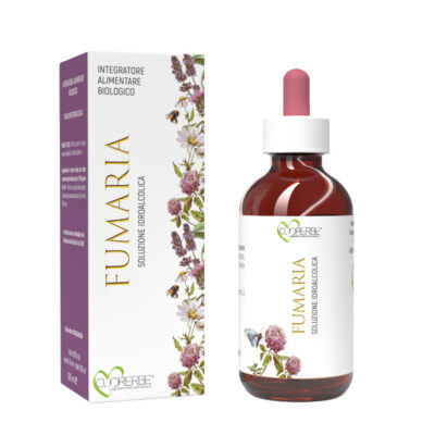Soluzione idroalcolica biologica da pianta fresca di Fumaria (Fumaria Officinalis L. - parte aerea fiorita) 100 ml
