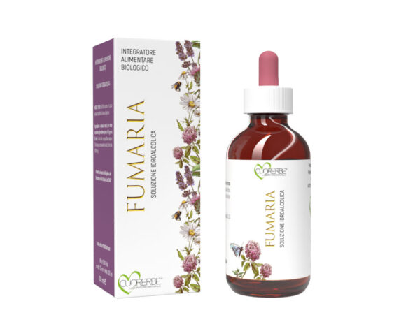 Soluzione idroalcolica biologica da pianta fresca di Fumaria (Fumaria Officinalis L. - parte aerea fiorita) 100 ml