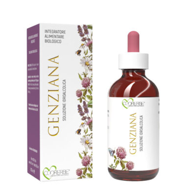 Soluzione idroalcolica biologica da pianta fresca di Genziana (Gentiana Lutea L. - radice) 100 ml