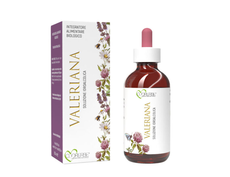 Soluzione idroalcolica biologica da pianta fresca di Valeriana (Valeriana Officinalis L. - rizoma) 100 ml