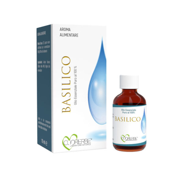 Olio Essenziale Puro di Basilico da 10 ml - Aroma alimentare