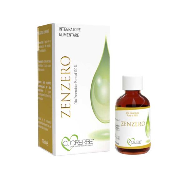 Olio Essenziale Puro di Zenzero da 10 ml - Integratore alimentare