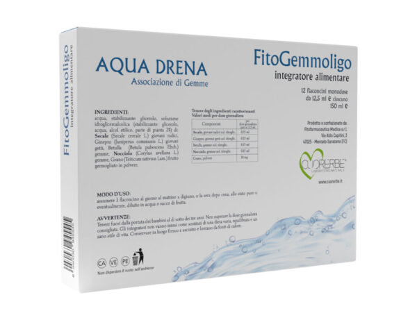 FitoGemmoligo Aqua Drena retro 3d