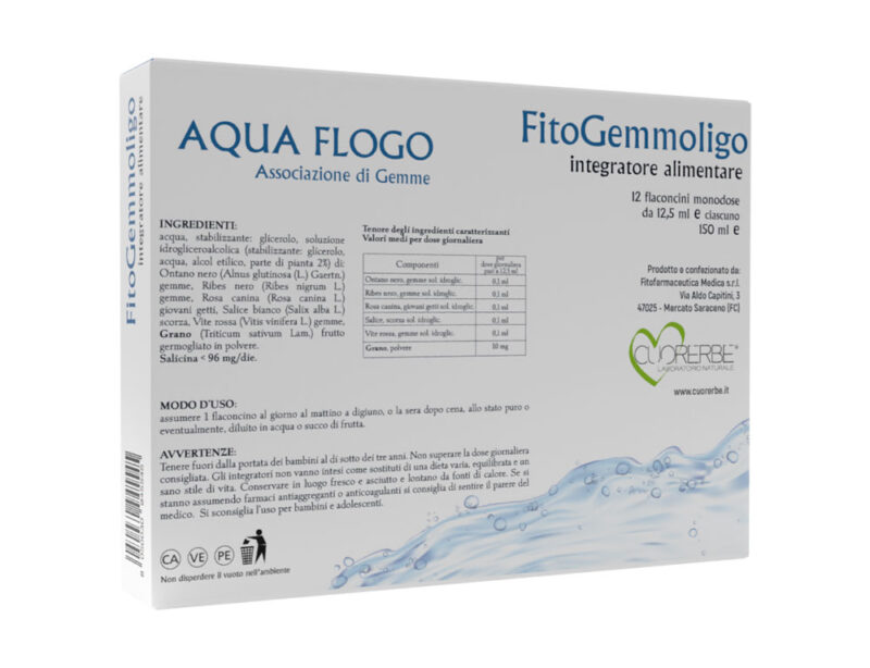 FitoGemmoligo Aqua Flogo retro 3d