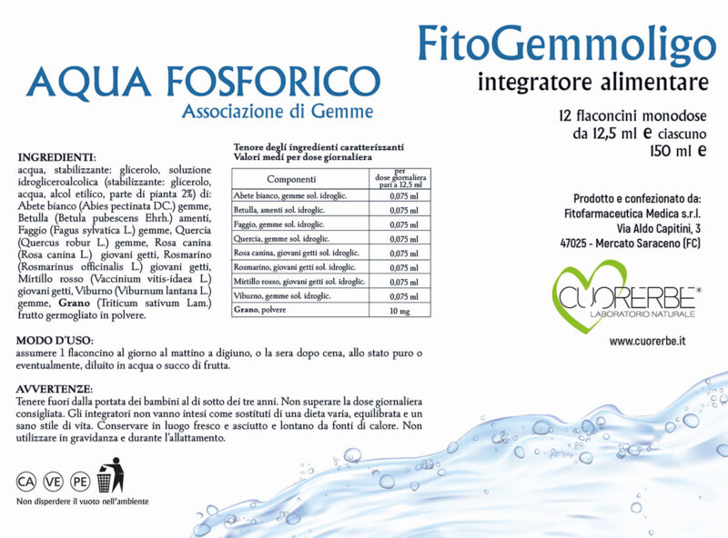 FitoGemmoligo Aqua Fosforico retro