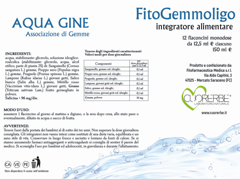 FitoGemmoligo Aqua Gine retro