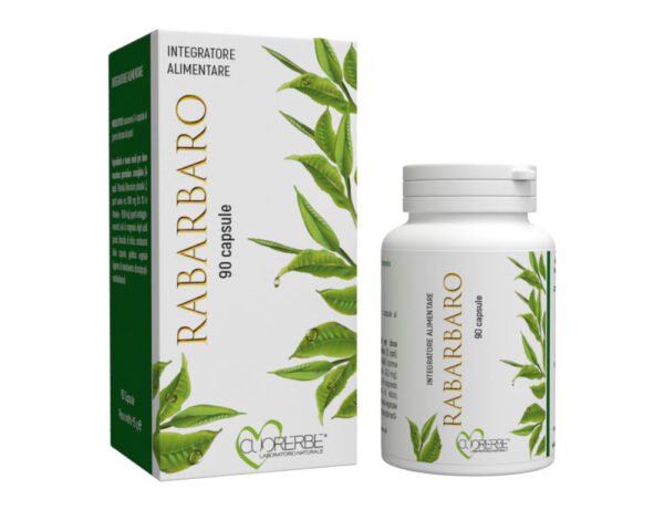 Integratore alimentare a base di Rabarbaro - 90 capsule