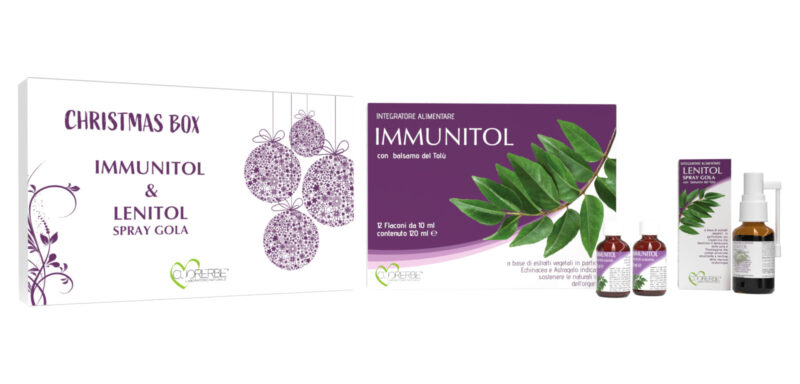 Christmas Box Immunitol Flaconcini + Lenitol spray gola completo