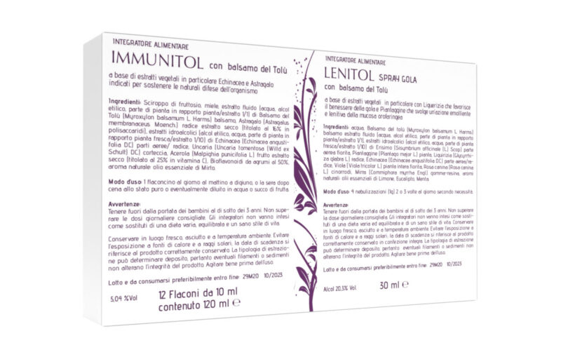 Christmas Box Immunitol Flaconcini + Lenitol spray gola retro