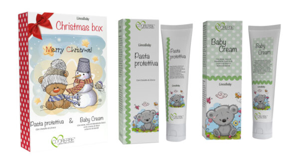 Christmas Box Pasta protettiva + Baby cream completo