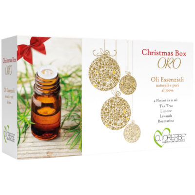 Christmas Box Oro - Set di 4 Oli Essenziali da 10 ml