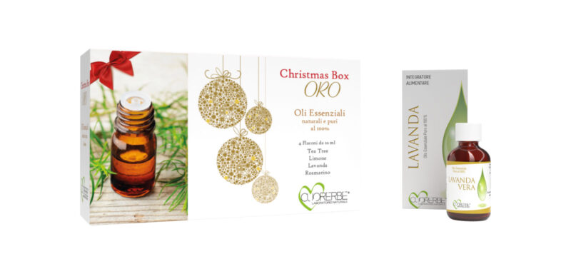 Christmas Box Oro - Set di 4 Oli Essenziali da 10 ml completo
