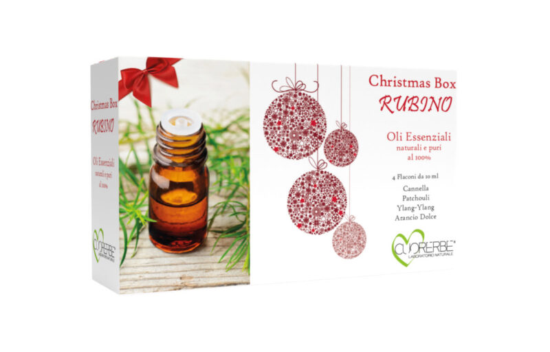 Christmas Box Rubino - Set di 4 Oli Essenziali da 10 ml