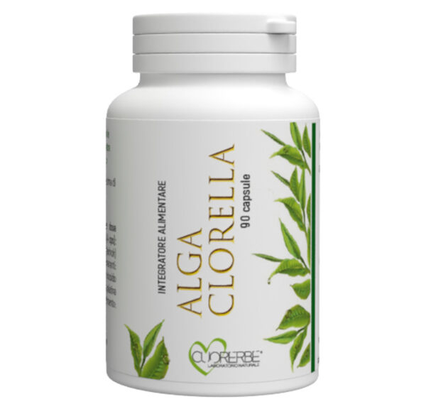 Integratore alimentare a base di Alga Clorella - 90 capsule - Flacone