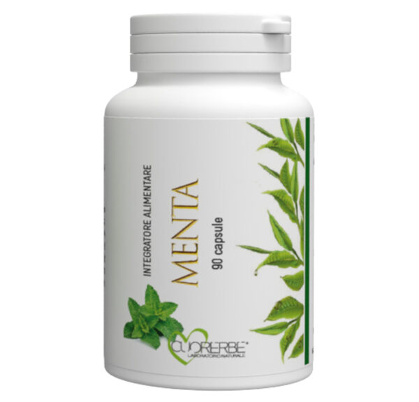 Integratore alimentare a base di Menta - 90 capsule - Flacone