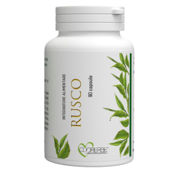 Integratore alimentare a base di Rusco - 90 capsule - Flacone