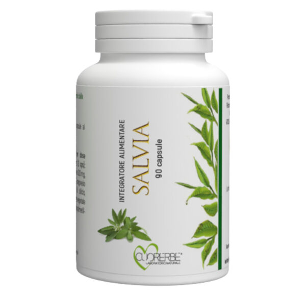 Integratore alimentare a base di Salvia - 90 capsule - Flacone