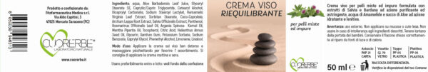 Crema viso Riequilibrante astuccio