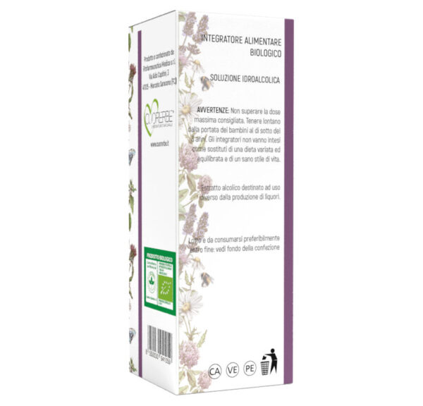 Soluzione idroalcolica da pianta fresca di Meliloto (Melilotus officinalis (L.) Lam.) 100 ml retro