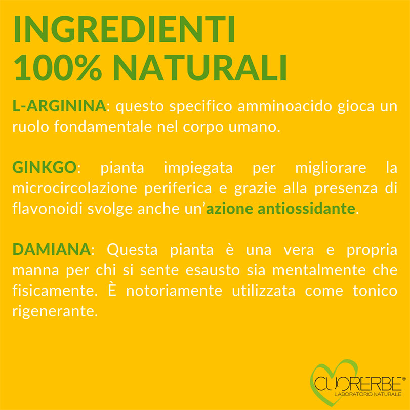 Trimudazin integratore naturale con arginina ginkgo damiana