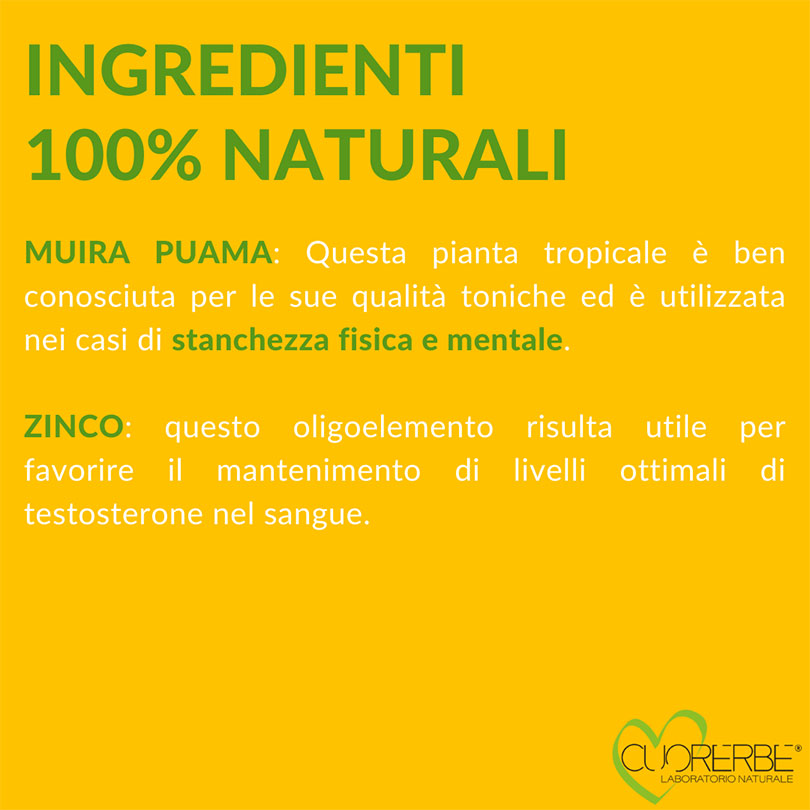 Trimudazin integratore naturale con Muira Puama e Zinco