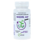 BASEMIL KAP donna - Integratore alimentare a base di Ortica e Miglio per il benessere di unghie e capelli, con Biotina che contribuisce al mantenimento di capelli normali - Boccetto