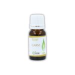 Olio essenziale puro di Carvi Cuorerbe Boccetta di Olio essenziale puro di Carvi Cuorerbe su sfondo bianco