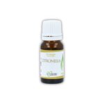 Olio essenziale puro di Citronella Cuorerbe Boccetta di Olio essenziale puro di Citronella Cuorerbe su sfondo bianco