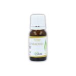 Boccetta di Olio essenziale puro di Niaouli Cuorerbe su sfondo bianco