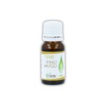 Olio essenziale puro di Pino mugo Cuorerbe Boccetta di Olio essenziale puro di Pino mugo Cuorerbe su sfondo bianco